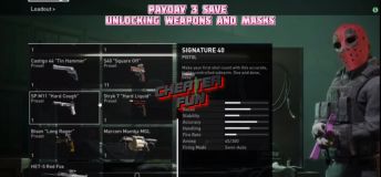 Payday 3 Save - Unlocking weapons and masks