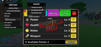 Meme Fruits Script - Inf Stats Points, Kill Aura, Grab Fruit