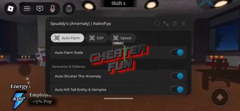 Spuddy's (Anomaly) Script GUI - Auto Farm, ESP