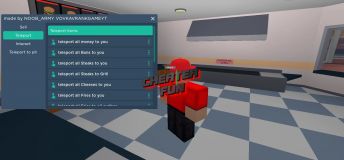 Cook Burgers Roblox Script: Teleports, Interact & More