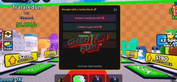 Escape with a Lucky Block Script - Instant Last Zone, Auto Cash