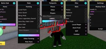 Blox Fruits PadoHub Script - Auto Farm, Combat, Teleports