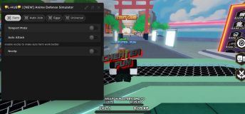 Anime Defense Simulator Script: Auto Farm, Noclip & More
