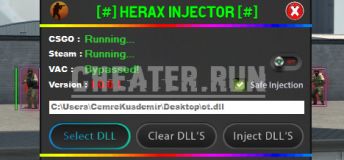 HeraX DLL INJECTOR FOR CS:GO / VAC BYPASSED /