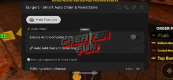 Burgerz Script - Auto Orders, Kill Aura, Store Automation