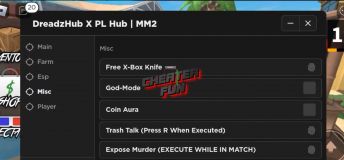 Murder Mystery 2 (MM2) Hack DreadzHub X PL Hub - Mobile/PC