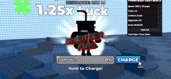 Power Blast Lucky Blocks Script - Spam 100% Charge, Auto Train