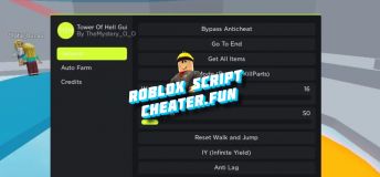 Tower of Hell Script Roblox  - Get All Items, God Mode, TP