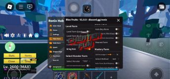 Ronix Hub Blox Fruits Mobile Script - Level Farm