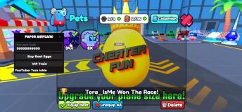 Paper Airplane Training Script – Inf Cash, Buy Best Eggs, VIP Train