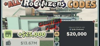 Roblox RoCitizens Codes - August 2022