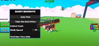 Sleepy Brainrots Script GUI (No Key) - Auto Steal, Auto Cash