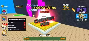 +1 Speed Dinosaur Escape Script - Run Faster, Win Farm