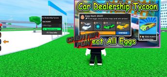 Roblox Car Dealership Tycoon Script: Collect All Eggs - EGG HUNT!