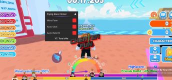 Flying Race Clicker Script: Wins Farm, Auto Click, Auto Rebirth