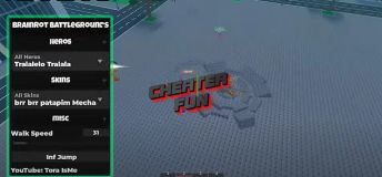 Brainrot Battlegrounds Script - Get all Heros, Skins