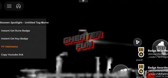 Halloween Spotlight Script - Instant Get Badges