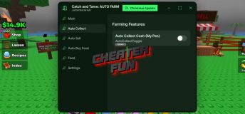Catch And Tame! Script - Auto Event Farm, Auto Collect Cash, Auto Sell
