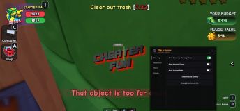 Flip a House Script - Auto Clean, Auto Vacuum, Trophy ESP