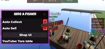 Hire a Fisher Script - Auto Sell, Auto Collect, ShopUI
