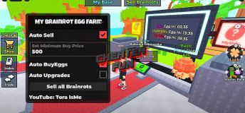 My Brainrot Egg Farm Script - Auto Buy, Auto Sell, Easy Cash
