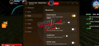 Missile Wars Script GUI Roblox - Auto Buy, Auto Bomb, ESP