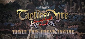 Tactics Ogre: Reborn Hack - Table for Cheat Engine