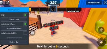 Be NPC or DIE Script - Auto Complete Obby, ESP
