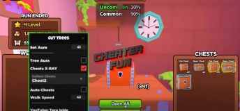 Cut Trees Script Roblox - Cut Aura, Collect all Chests, X-Ray