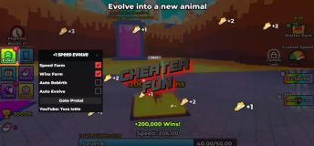 +1 Speed Evolve Script - Auto Fast Wins, Auto Fast Train