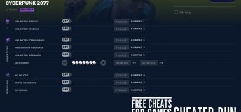 Cyberpunk 2077 - Trainer (+9)