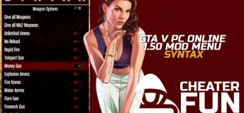 GTA V PC Online 1.50 Mod Menu - SYNTAX