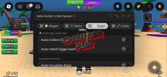 Crab Tycoon Script Keyless - Auto Collect Shells, Auto Merge
