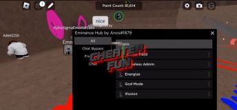 Blox Fruits Script | Eminence Hub - Chat Bypass, GodMode