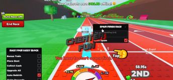 Race Your Lucky Block Script - Spam Finish Race, Bonus Train