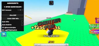 +1 Speed Glider Escape Script GUI - EXP, Auto Win, Auto Rebirth