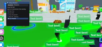 Texting Simulator Script - Auto Text, Auto Sell, Teleport, More