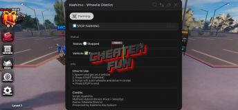 Wheelie District Script - Auto Farm GUI (Circle, Wheelie)