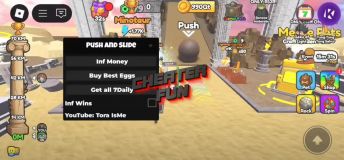 Push and Slide Script - Inf Money and Auto Buy Best Eggs