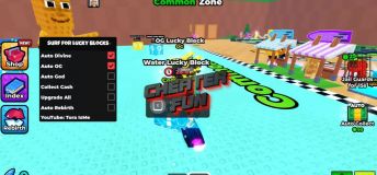 Surf for Lucky Blocks Script – Auto Divine, Auto Collect, Auto Rebirth