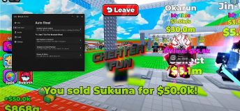 Steal Anime Scripts - Auto Farm, Auto Lock, Auto Collect, TP