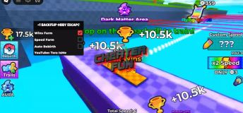 +1 Backflip Obby Escape Script - Wins Farm, Speed Farm