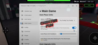 Five Nights TD Script - Auto Farm, Auto Upgrade, ESP