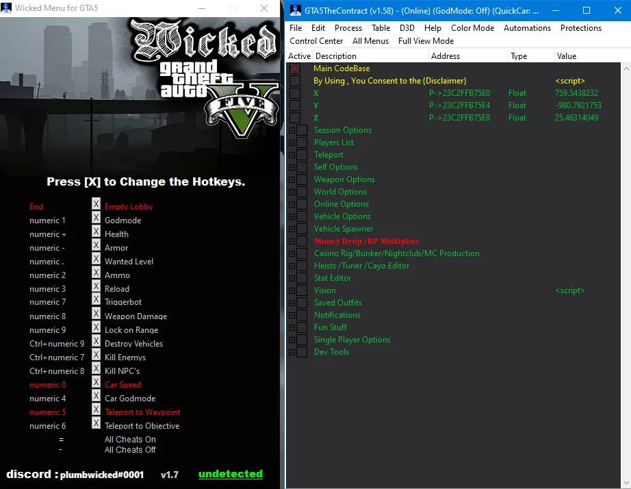 Download Hacks for GTA V Online Free Cheats, Scripts GTA 5