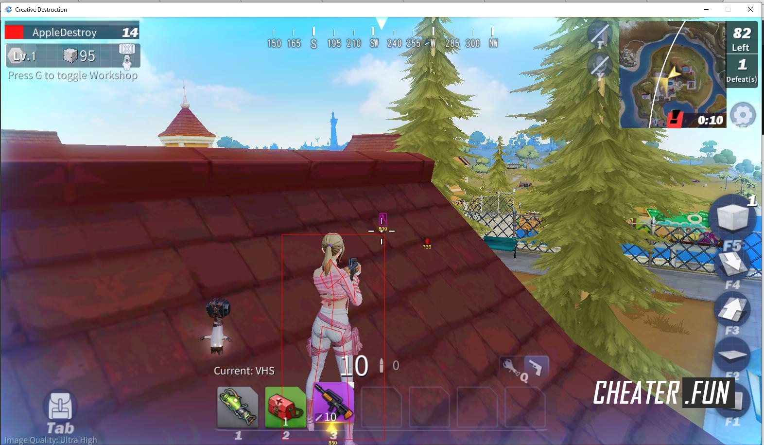 Download Cheat For Creative Destruction Hack Wh Esp Aim - and so the wallhack and esp function you need to be able to know the location of your enemies long before they appear in your field of vision