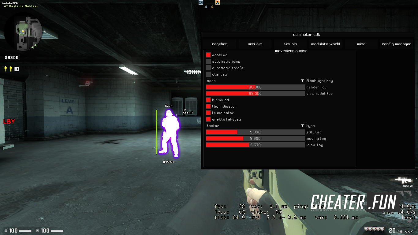 HVH Cheat. Fps Dominator все функции. Миднайт чит КС го. Dominator 100.
