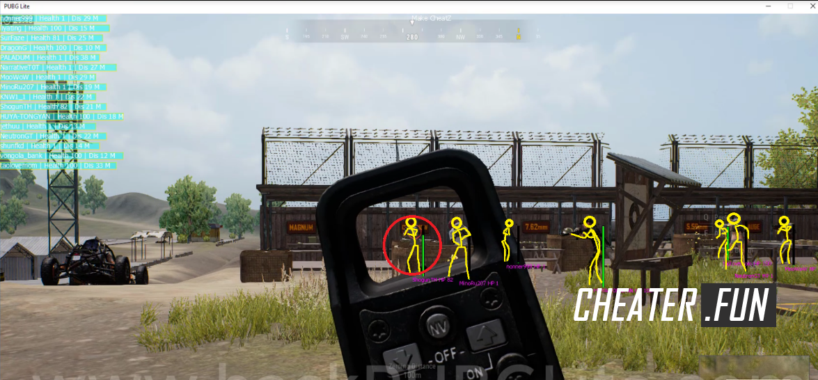 Download cheat for PUBG Lite Free Hack AIM/ESP + injector 2019 - 