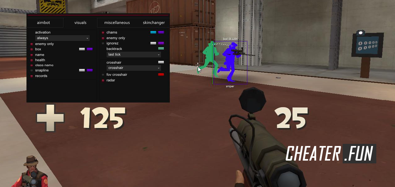 Download Cheat For Team Fortress 2 Sus Sdk Aimbot Wallhack - for a long time we did not please you with new free hacks on the well known online game team fortress 2 but today everything will change thanks to the