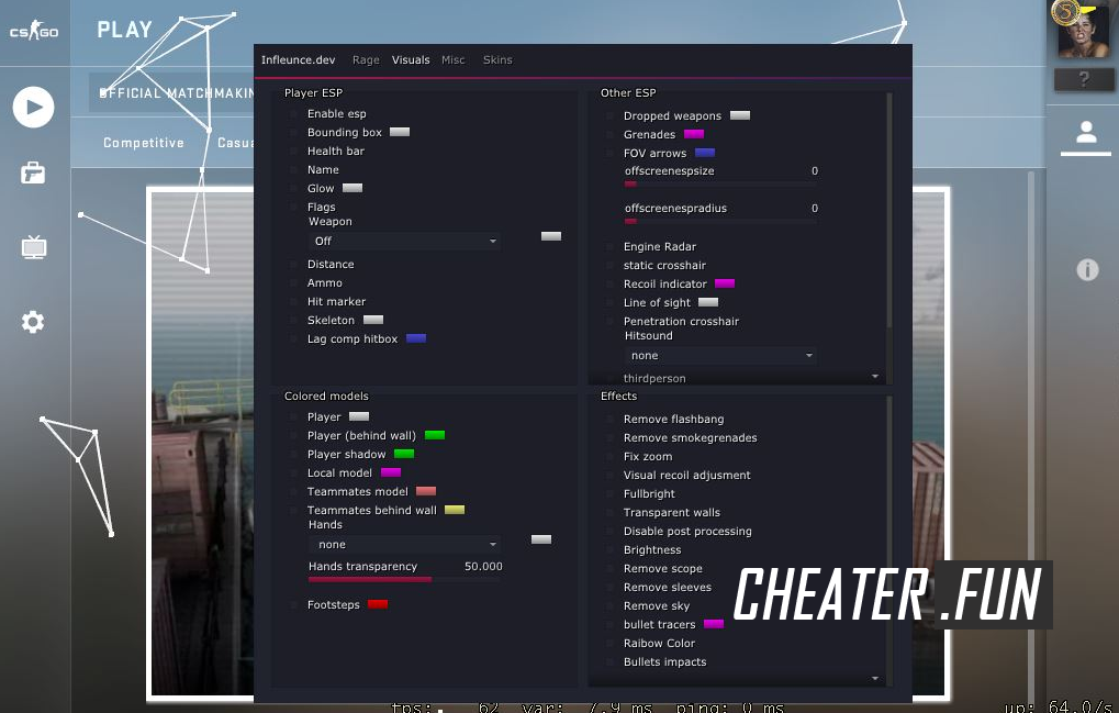 Download Cheat For Csgo Influencedev Free Hvh Cheat - 