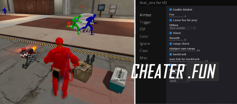 Download Cheat For Team Fortress 2 That One Aimbot Esp - the functions are different but there are the most basic and popular among the players for example there is a function aimbot with which you can easily